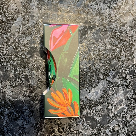 Farm Rio & Starbucks Collab Cold Cup Key Chain Tropical Leaves Colorful Fun New - Picture 2 of 6